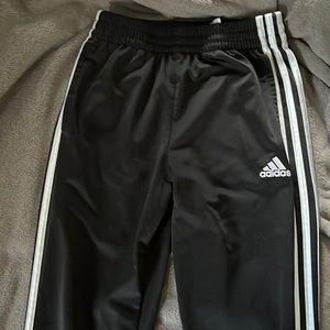 Boys black adidas joggers